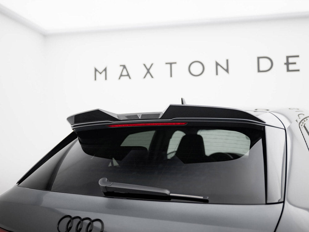 Maxton Design Carbon Fiber Tailgate Spoiler Audi RS3 / S3 / A3 S-Line Sportback 8Y - CF-AU-RS3-8Y-SB-H1-245-P - Image 4