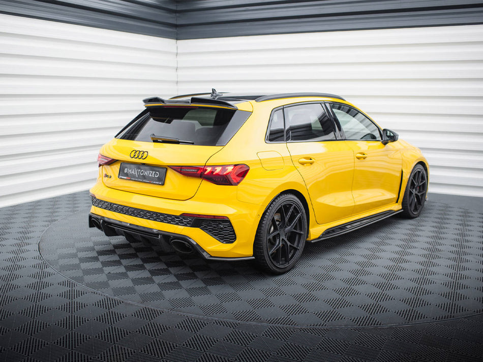 Maxton Design Carbon Fiber Rear Side Splitters Audi RS3 Sportback 8Y - CF-AU-RS3-8Y-SB-RSD1-245-P - Image 2