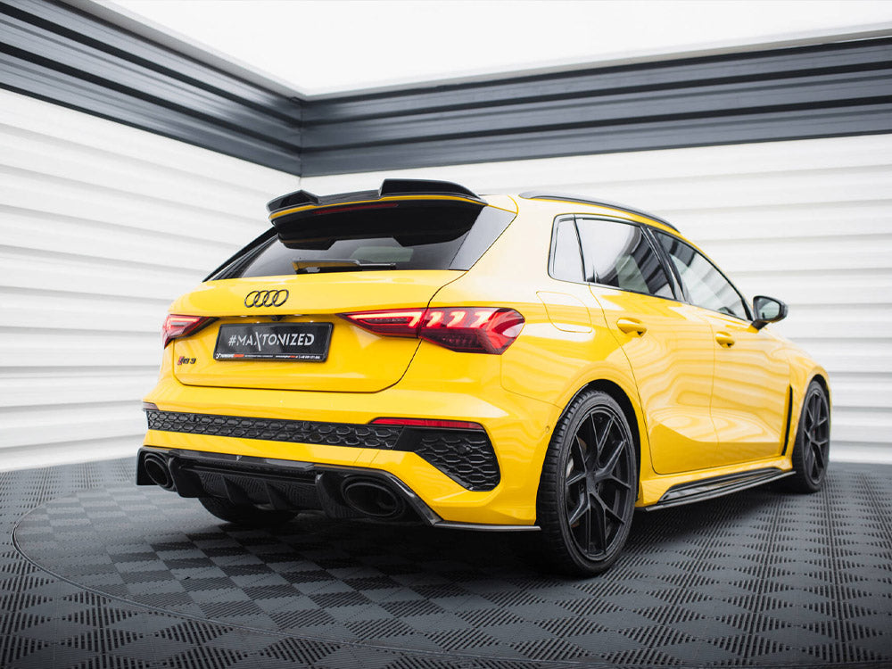 Maxton Design Carbon Fiber Rear Side Splitters Audi RS3 Sportback 8Y - CF-AU-RS3-8Y-SB-RSD1-245-P - Image 3
