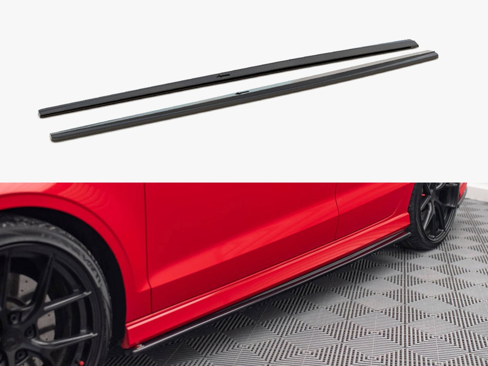 Maxton Design Side Skirts Diffusers V.1 Audi S3 / A3 S-Line 8V / 8V FL Sedan (2013-2020) - AU-S3-3F-S-SD1G - Image 1