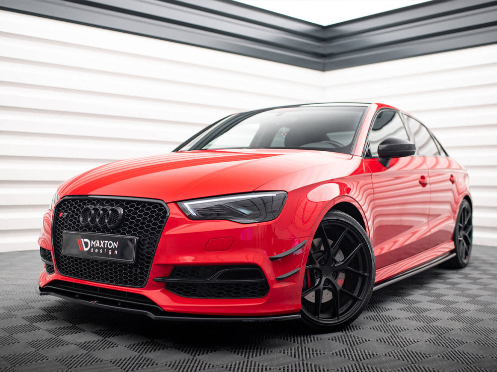 Front Splitter V.2 Audi S3 / A3 S-Line 8V Sedan / Cabrio (2013-2016)