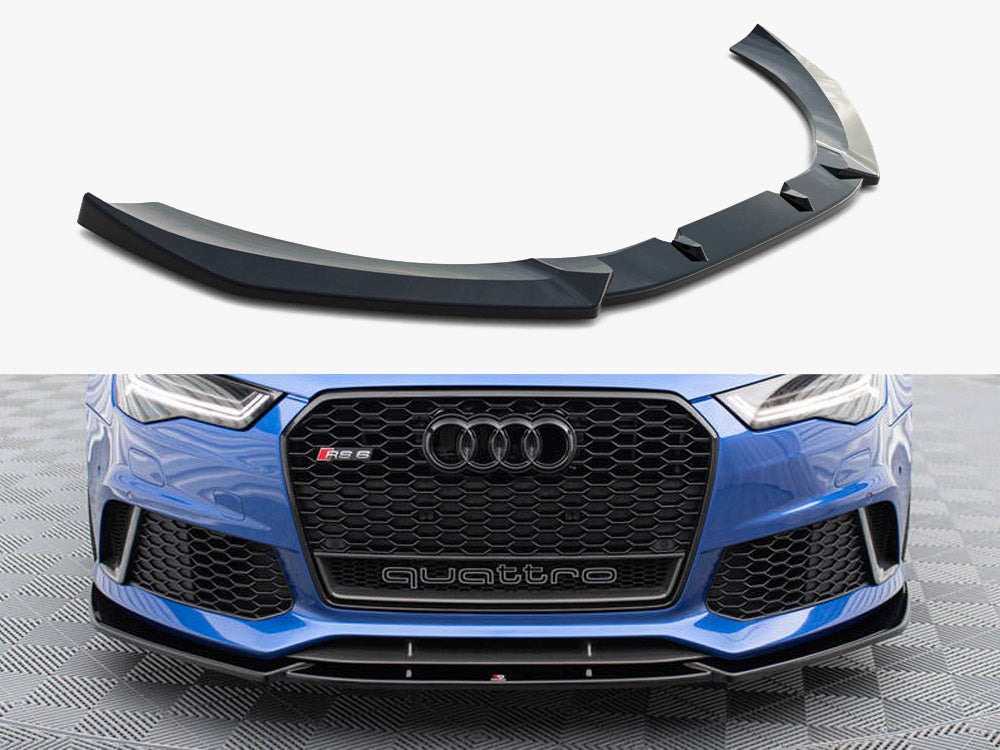 Maxton Design Front Splitter V.4 Audi RS6 C7 - AU-RS6-C7-FD4G - Image 1