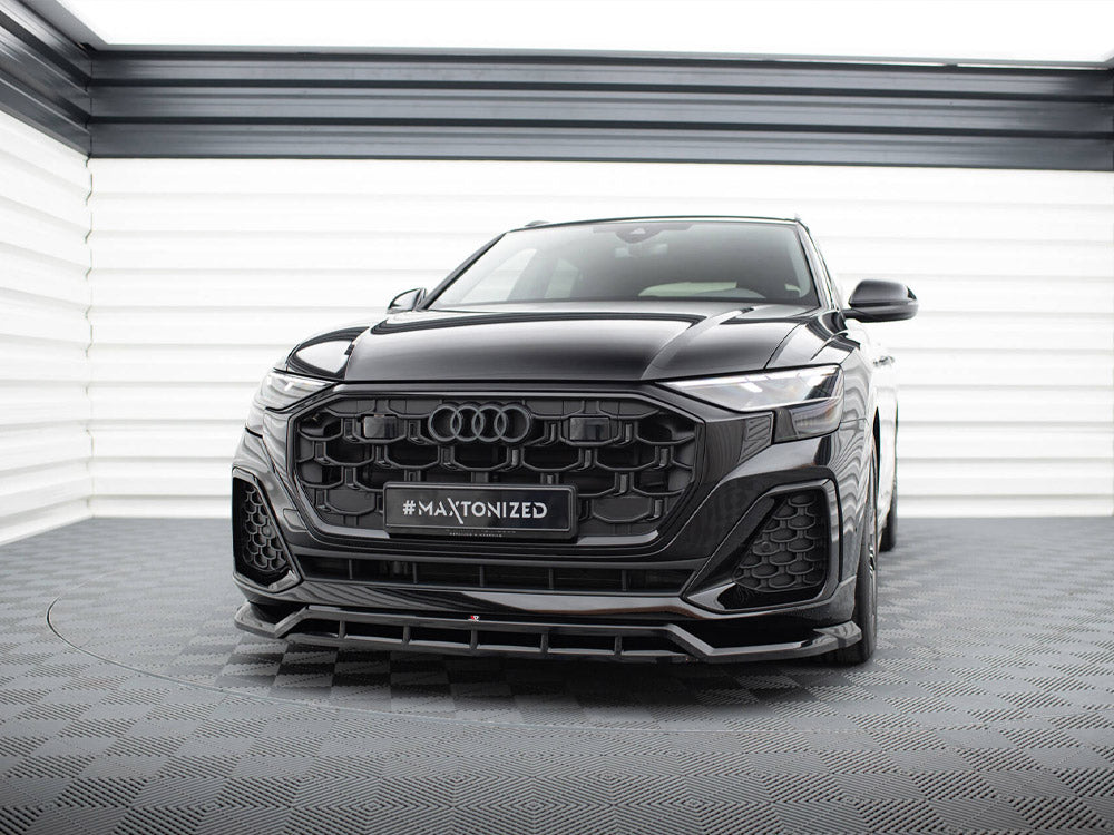Maxton Design Front Splitter Audi SQ8 / Q8 S-Line Mk1 Facelift - AU-Q8-1F-SLINE-FD1G+FD1RG - Image 2