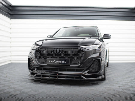 Maxton Design Front Splitter Audi SQ8 / Q8 S-Line Mk1 Facelift - AU-Q8-1F-SLINE-FD1G+FD1RG - Image 2
