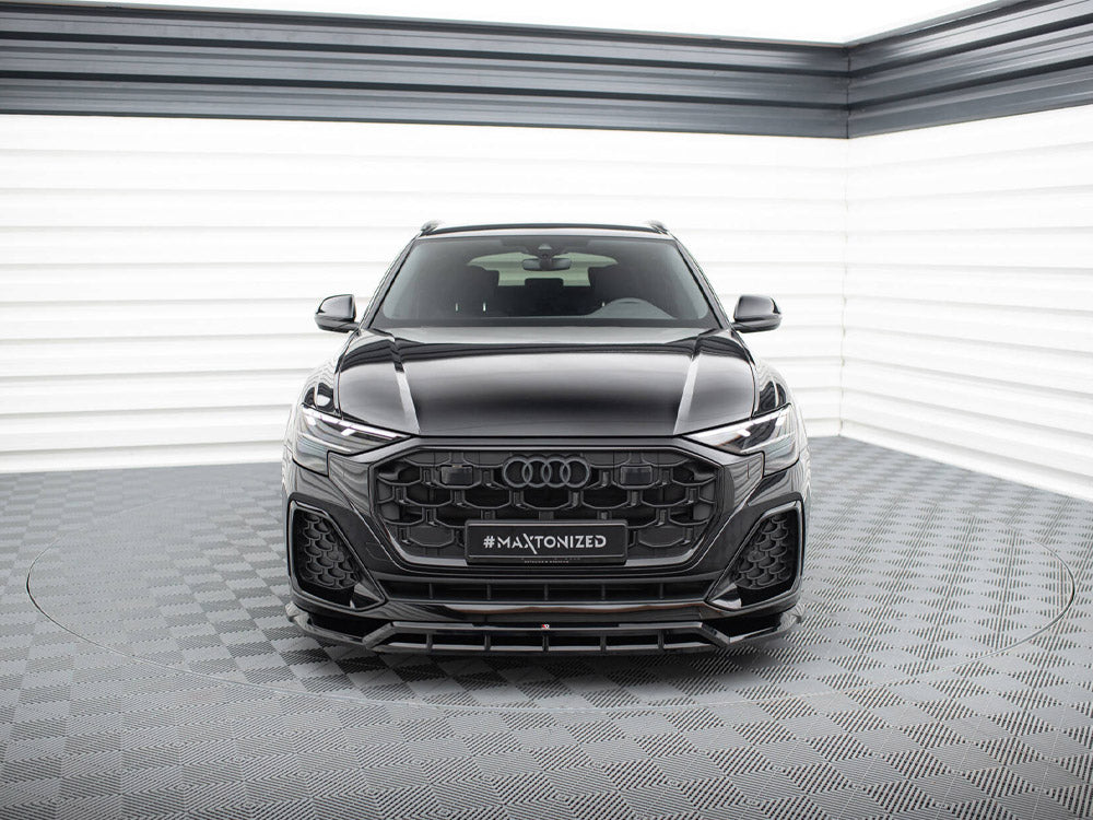 Maxton Design Front Splitter Audi SQ8 / Q8 S-Line Mk1 Facelift - AU-Q8-1F-SLINE-FD1G+FD1RG - Image 3