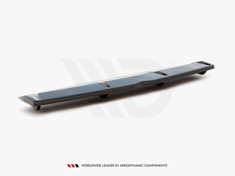 Maxton Design Central Rear Splitter (Vertical Bars) Hyundai I30 Mk3 N Fastback - HY-I30-3-N-FB-RD1+RD2G - Image 5