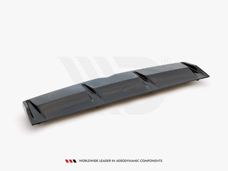 Maxton Design Central Rear Splitter (Vertical Bars) Hyundai I30 Mk3 N Fastback - HY-I30-3-N-FB-RD1+RD2G - Image 6