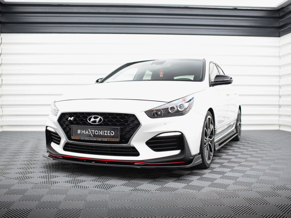 Maxton Design Front Splitter V.3 Hyundai I30 N Mk3 Hatchback / Fastback - HY-I30-3-N-FD3G - Image 2