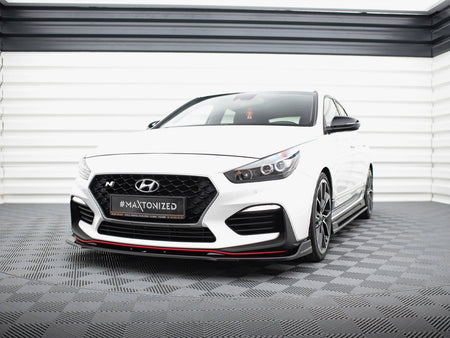 Maxton Design Front Splitter V.3 Hyundai I30 N Mk3 Hatchback / Fastback - HY-I30-3-N-FD3G - Image 2