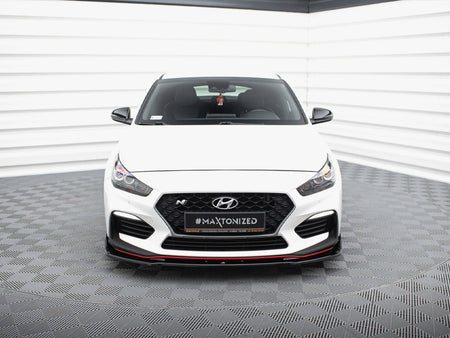 Maxton Design Front Splitter V.3 Hyundai I30 N Mk3 Hatchback / Fastback - HY-I30-3-N-FD3G - Image 3