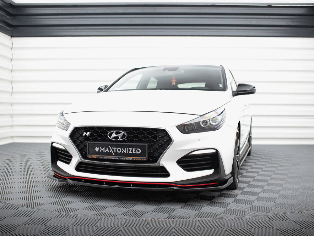 Maxton Design Front Splitter V.4 Hyundai I30 N Mk3 Hatchback / Fastback - HY-I30-3-N-FD4G - Image 2