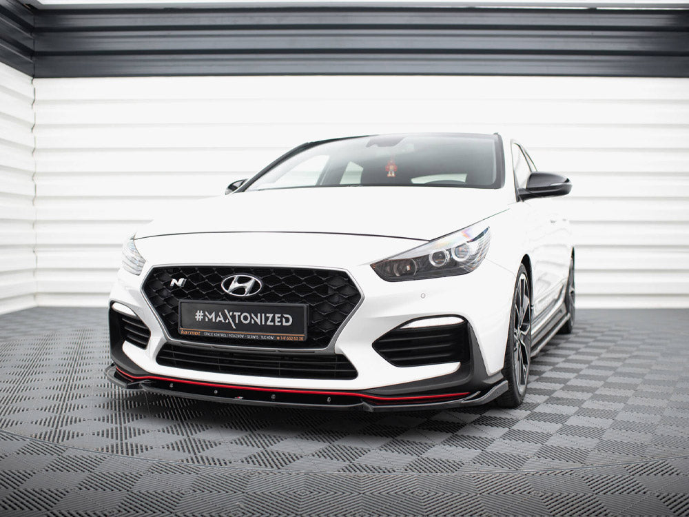Maxton Design Front Splitter V.5 Hyundai I30 N Mk3 Hatchback / Fastback - HY-I30-3-N-FD5G - Image 2