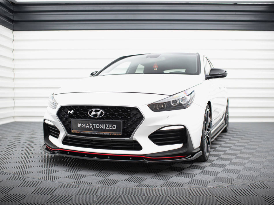 Maxton Design Front Splitter V.5 Hyundai I30 N Mk3 Hatchback / Fastback - HY-I30-3-N-FD5G - Image 2