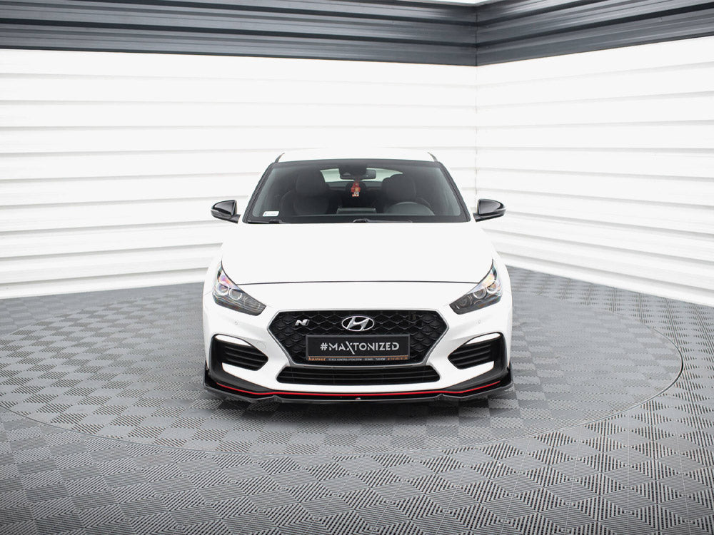 Maxton Design Front Splitter V.6 + Flaps Hyundai I30 N Mk3 Hatchback / Fastback - HY-I30-3-N-FD6G+FSF - Image 3