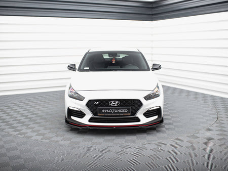 Maxton Design Front Splitter V.6 + Flaps Hyundai I30 N Mk3 Hatchback / Fastback - HY-I30-3-N-FD6G+FSF - Image 3