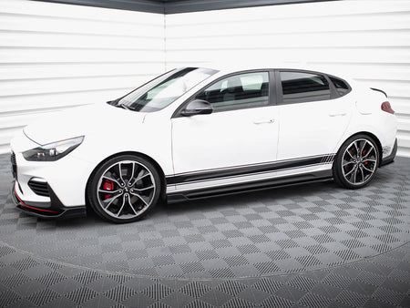 Maxton Design Side Skirts Diffusers V.5 Hyundai I30 N Mk3 / Mk3 FL Hatchback / Fastback - HY-I30-3-N-SD4G - Image 2
