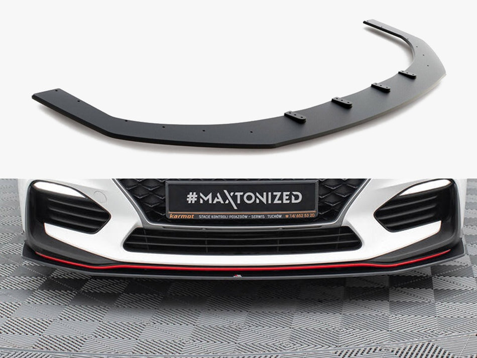 Maxton Design Street PRO Front Splitter Hyundai I30 N Mk3 Hatchback / Fastback - HYI303NCNC-FD2B - Image 1