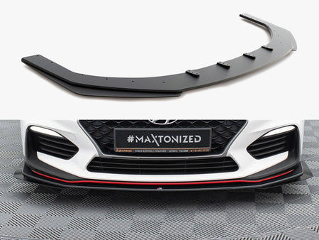 Maxton Design Street PRO Front Splitter + Flaps Hyundai I30 N Mk3 Hatchback / Fastback - HYI303NCNC-FD2B+FSF1G - Image 1