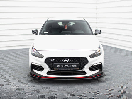 Maxton Design Street PRO Front Splitter + Flaps Hyundai I30 N Mk3 Hatchback / Fastback - HYI303NCNC-FD2B+FSF1G - Image 3