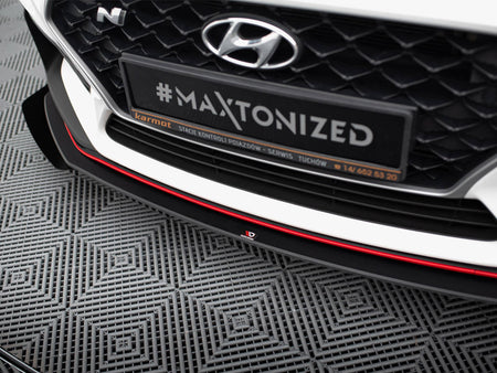 Maxton Design Street PRO Front Splitter + Flaps Hyundai I30 N Mk3 Hatchback / Fastback - HYI303NCNC-FD2B+FSF1G - Image 4