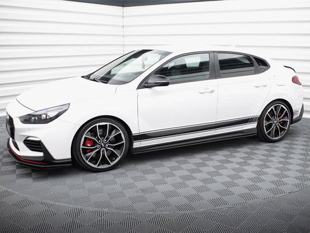 Maxton Design Street PRO Side Skirts Diffusers V.1 Hyundai I30 N Mk3 / Mk3 FL Hatchback / Fastback - HYI303NCNC-SD2B - Image 2