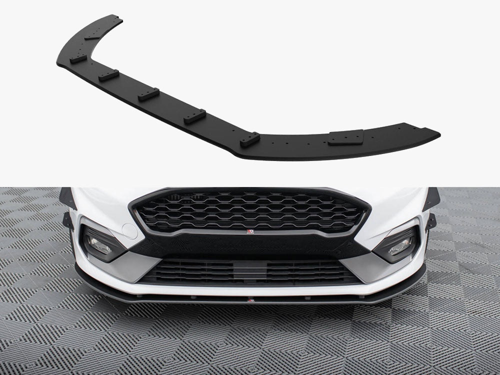 Maxton Design Street PRO Front Splitter Ford Fiesta Mk8 ST / ST-Line - FOFI8STCNC-FD1B - Image 1