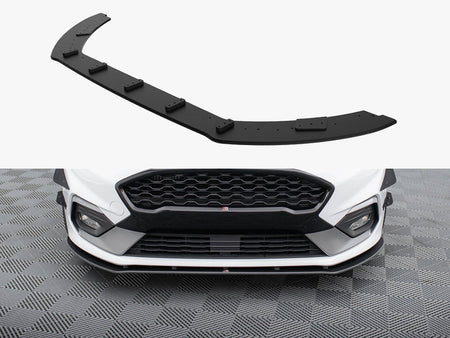 Maxton Design Street PRO Front Splitter Ford Fiesta Mk8 ST / ST-Line - FOFI8STCNC-FD1B - Image 1