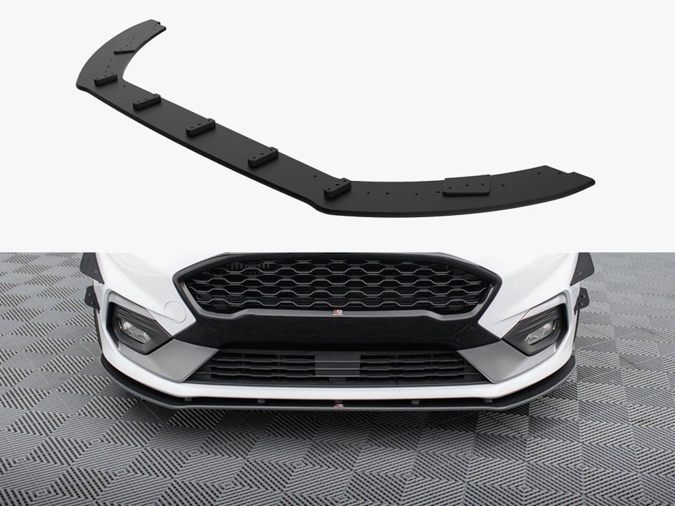 Maxton Design Street PRO Front Splitter Ford Fiesta Mk8 ST / ST-Line - FOFI8STCNC-FD1B - Image 1