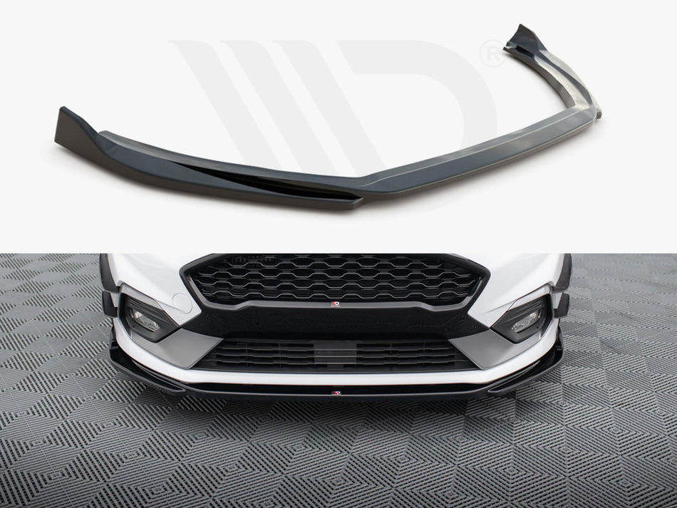 MAXTON DESIGN Front Splitter V.4 Ford Fiesta Mk8 ST / ST-Line