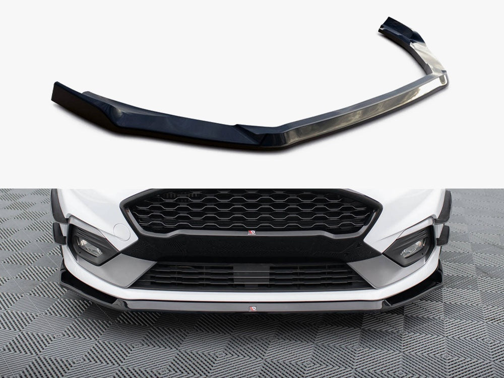 Maxton Design Front Splitter V.5 Ford Fiesta Mk8 ST / ST-Line - FO-FI-8-ST-FD2G - Image 1