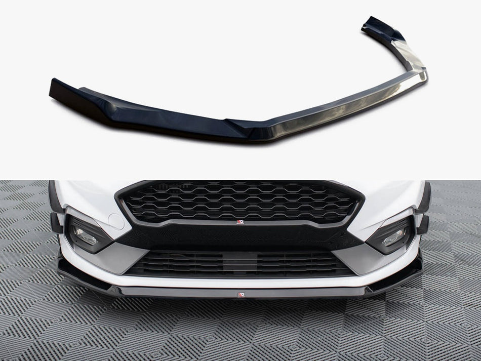 Maxton Design Front Splitter V.5 Ford Fiesta Mk8 ST / ST-Line - FO-FI-8-ST-FD2G - Image 1