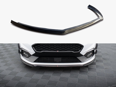 Maxton Design Front Splitter V.6 Ford Fiesta Mk8 ST / ST-Line - FO-FI-8-ST-FD3G - Image 1