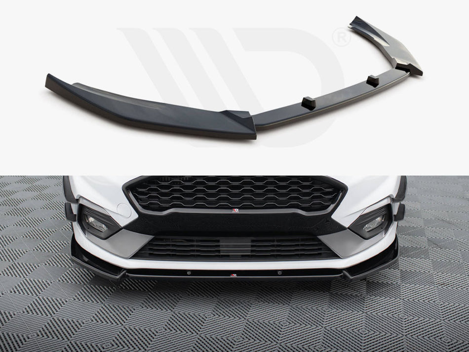 MAXTON DESIGN Front Splitter V.7 Ford Fiesta Mk8 ST / ST-Line