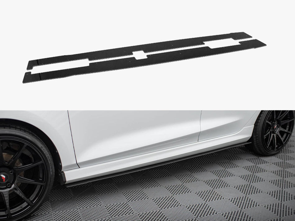 Maxton Design Racing Side Skirts Diffusers V.2 Ford Fiesta Mk8 ST / ST-Line - FO-FI-8-STLINE-CNC-SD2 - Image 1