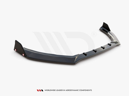 Maxton Design Front Splitter V.4 + Flaps Ford Fiesta ST / ST-Line Mk8 - FO-FI-8-STLINE-FD4G+FSF - Image 6