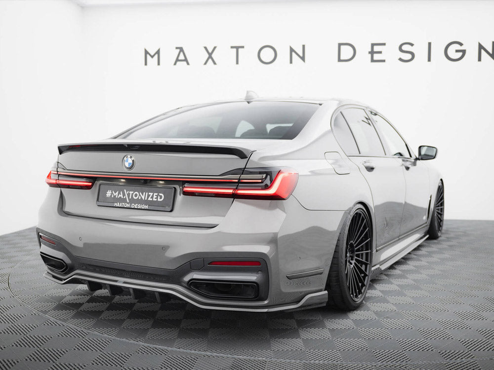 Maxton Design Prepreg Carbon Fiber Rear Splitter BMW 7 M-Pack G11 / G12 Facelift - CF-BM-7-11F-MPACK-RD1-245-P - Image 2