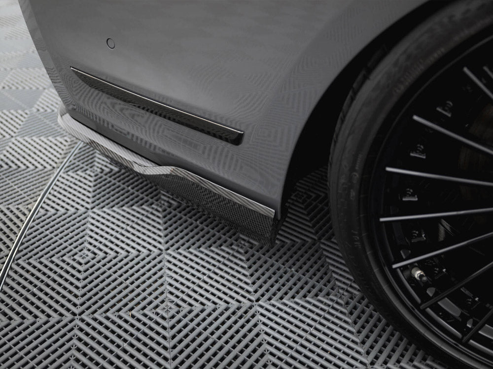 Maxton Design Prepreg Carbon Fiber Rear Splitter BMW 7 M-Pack G11 / G12 Facelift - CF-BM-7-11F-MPACK-RD1-245-P - Image 6