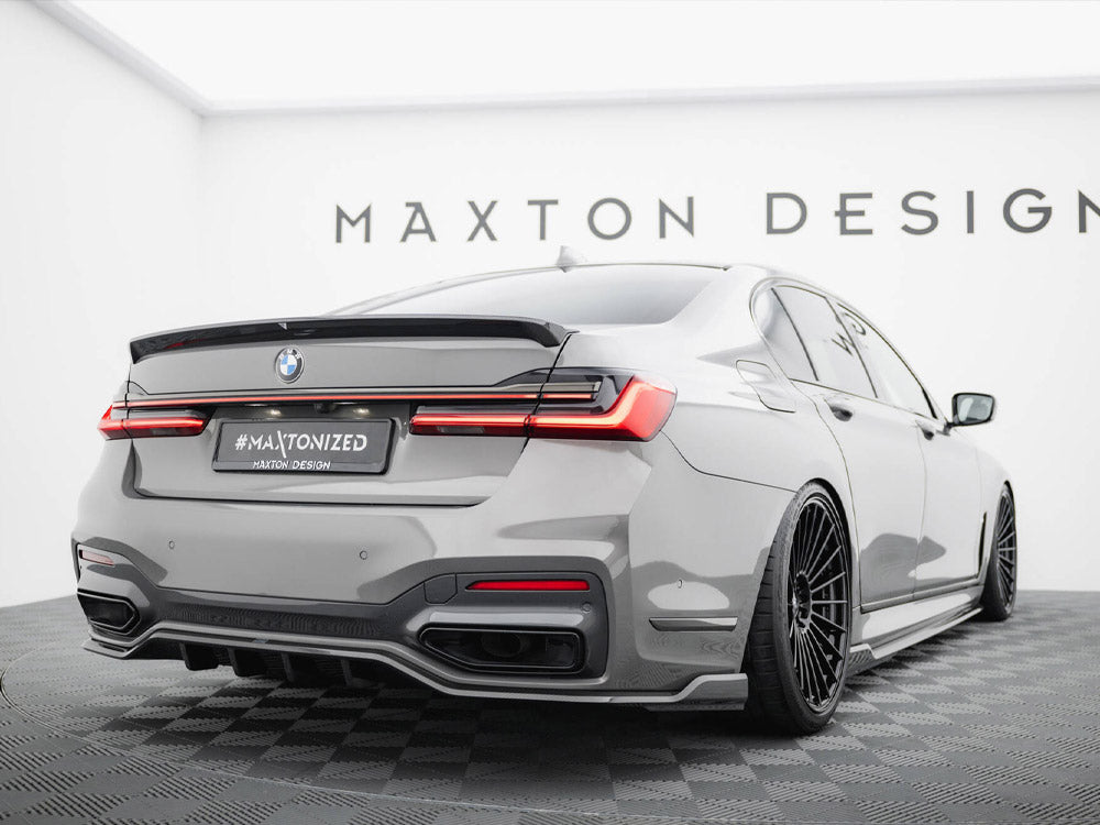 Maxton Design Prepreg Carbon Fiber Tailgate Spoiler BMW 7 G11 / G11 Facelift - CF-BM-7-11F-MPACK-H1-245-P - Image 2