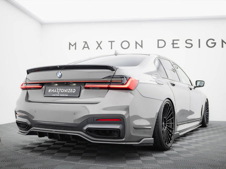 Maxton Design Prepreg Carbon Fiber Tailgate Spoiler BMW 7 G11 / G11 Facelift - CF-BM-7-11F-MPACK-H1-245-P - Image 2