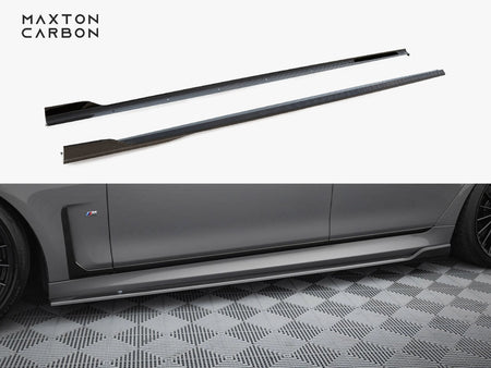 Carbon Fiber Side Skirts BMW 7 M-Pack G11 Facelift