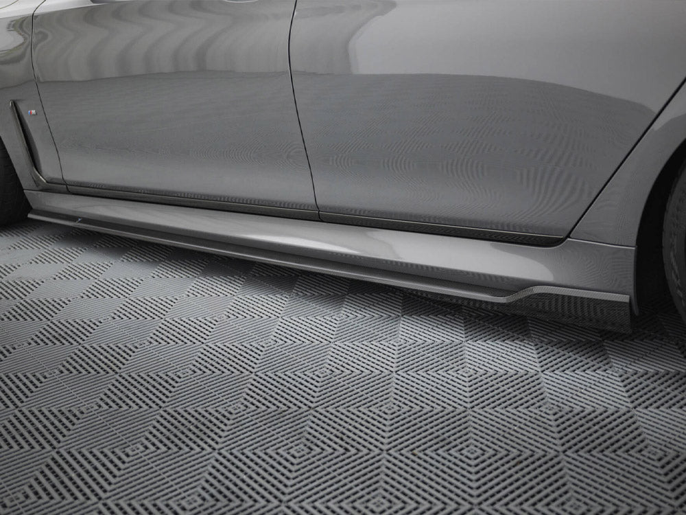 Maxton Design Carbon Fiber Side Skirts BMW 7 M-Pack G11 Facelift - CF-BM-7-11F-MPACK-SD1-245-P - Image 4