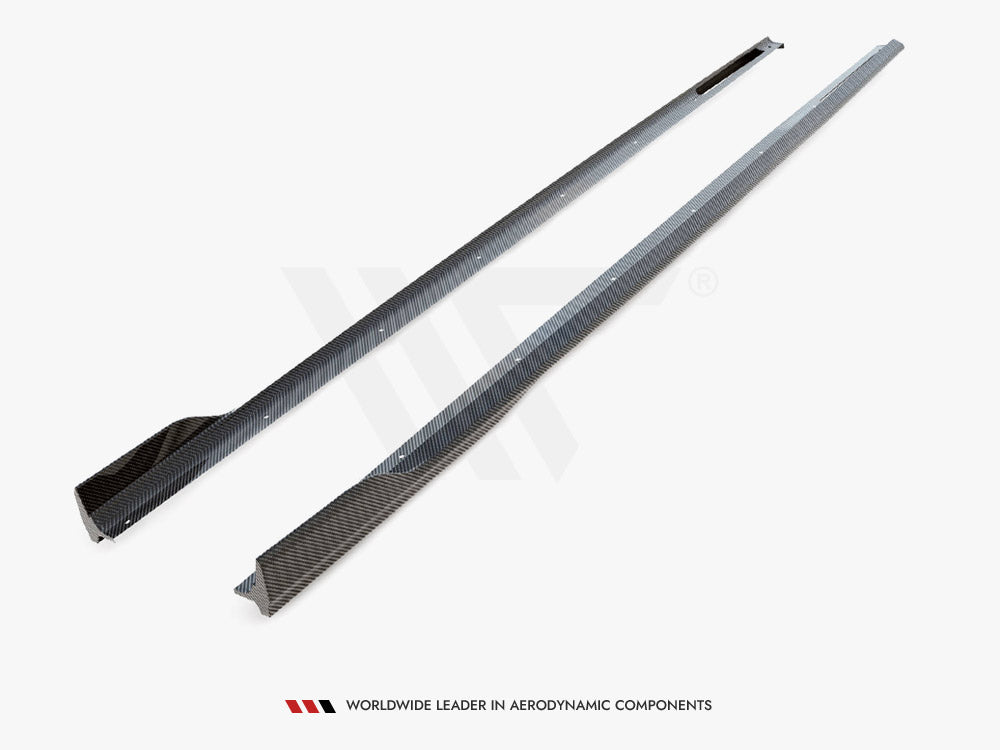 Maxton Design Carbon Fiber Side Skirts BMW 7 M-Pack G11 Facelift - CF-BM-7-11F-MPACK-SD1-245-P - Image 7