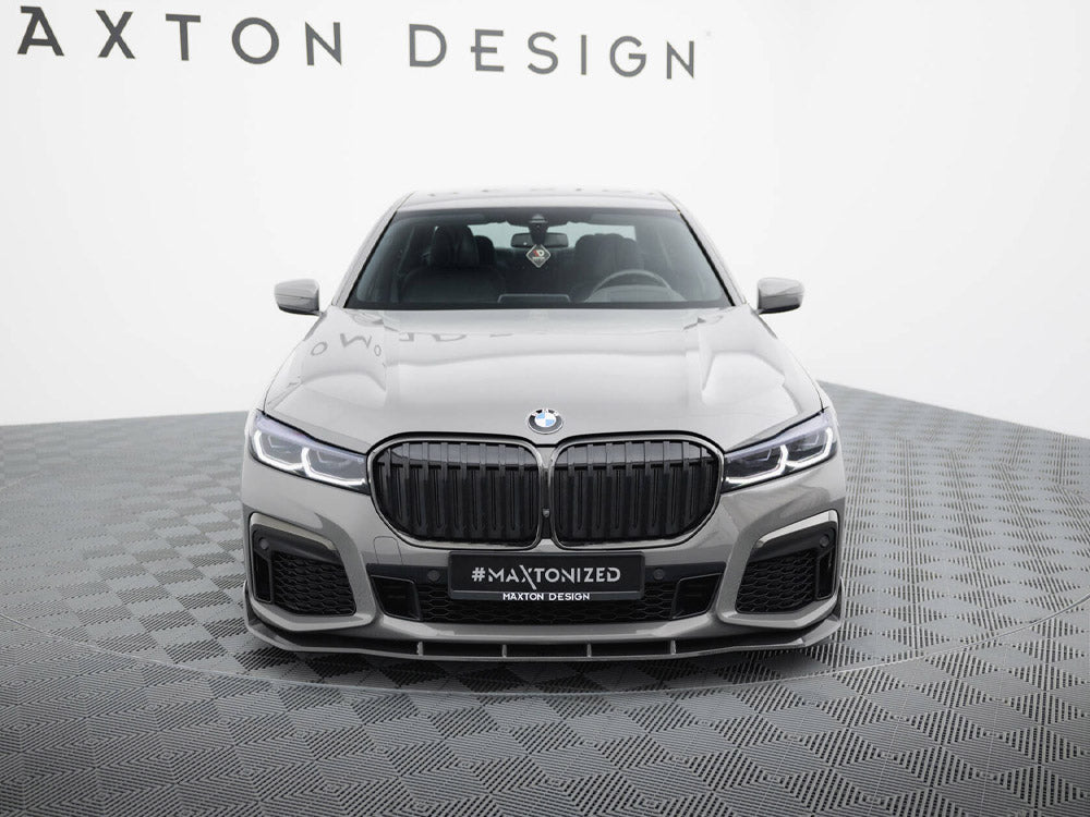 Prepreg Carbon Fiber Front Splitter + ABS Splitter BMW 7 M-Pack G11 Facelift