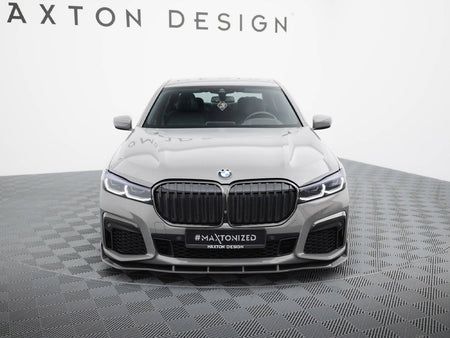 Prepreg Carbon Fiber Front Splitter + ABS Splitter BMW 7 M-Pack G11 Facelift