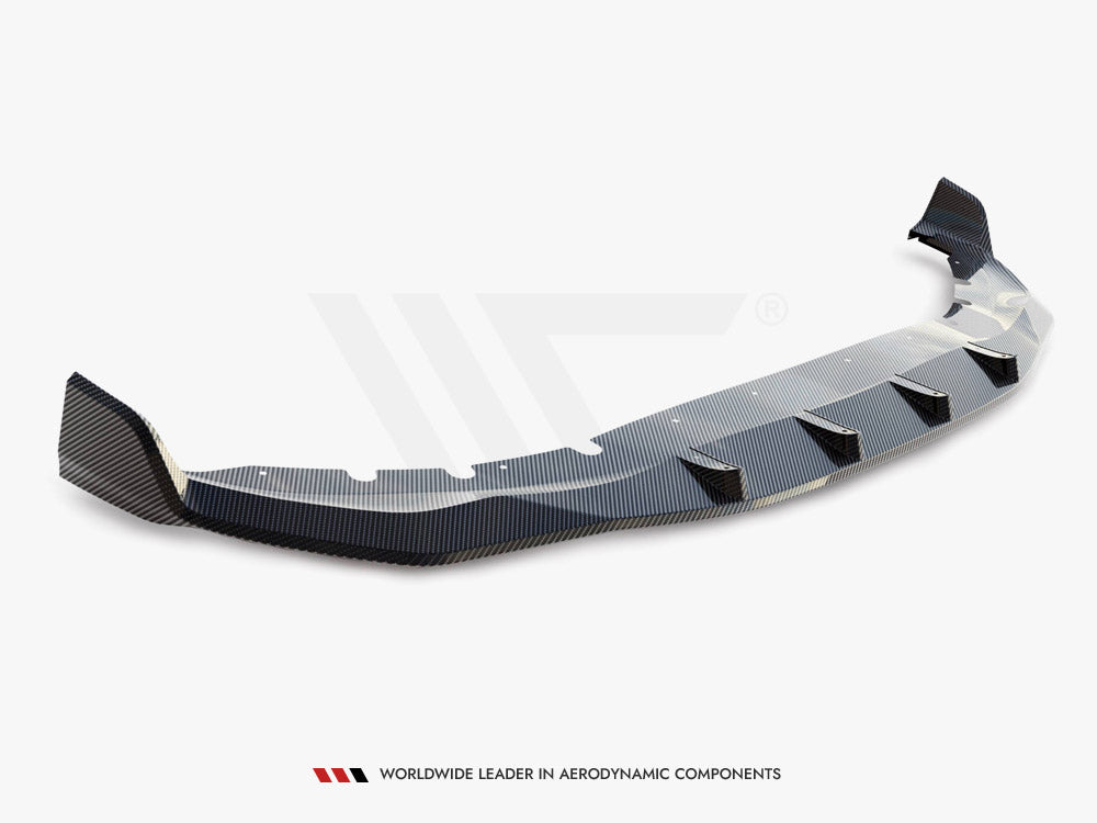 Maxton Design Prepreg Carbon Fiber Front Splitter + ABS Splitter BMW 7 M-Pack G11 Facelift - CF-BM-7-11F-MPACK-FD1-245-P+FD1RG - Image 6
