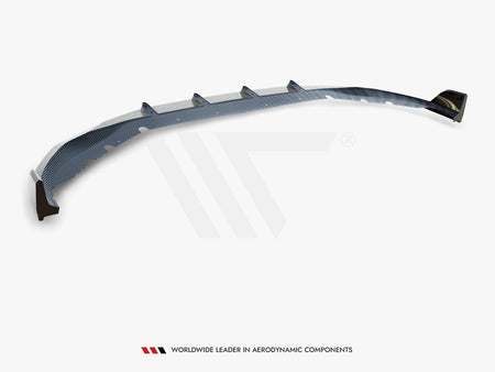 Maxton Design Prepreg Carbon Fiber Front Splitter + ABS Splitter BMW 7 M-Pack G11 Facelift - CF-BM-7-11F-MPACK-FD1-245-P+FD1RG - Image 7