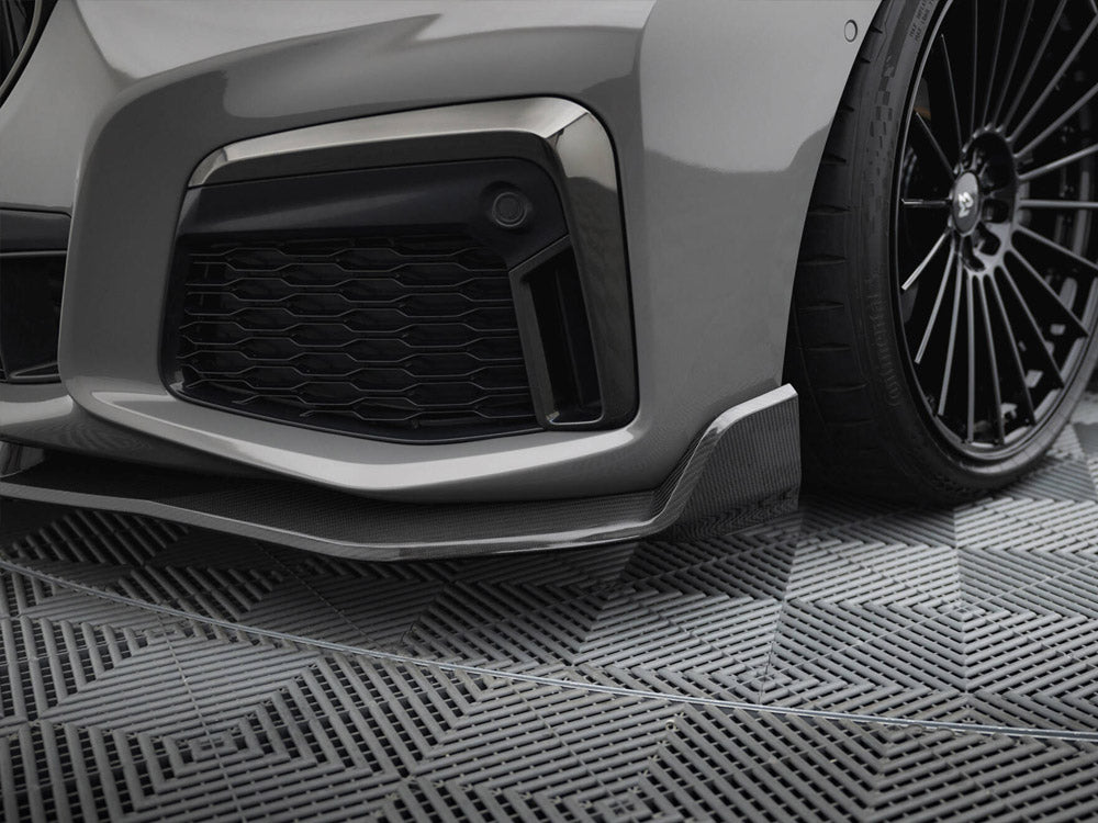 Prepreg Carbon Fiber Front Splitter + ABS Splitter BMW 7 M-Pack G11 Facelift