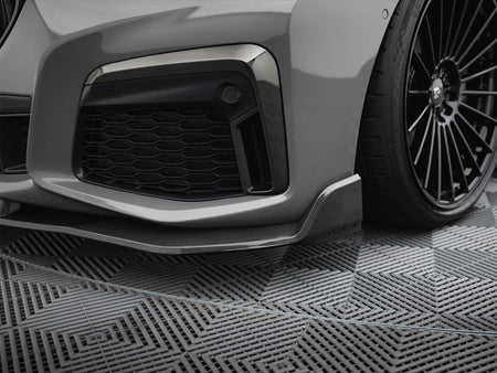 Prepreg Carbon Fiber Front Splitter + ABS Splitter BMW 7 M-Pack G11 Facelift