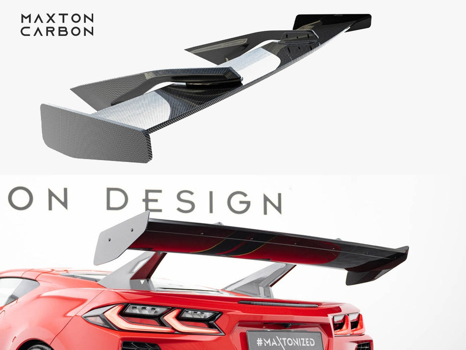 Maxton Design Carbon Spoiler Chevrolet Corvette C8 - CF-CH-CO-C8-INT-245-P - Image 1