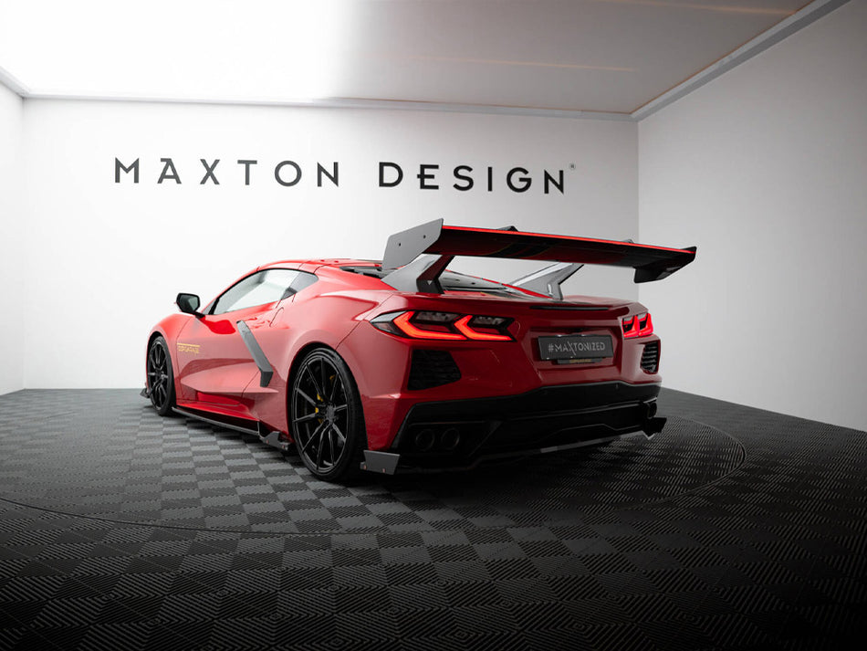 Maxton Design Carbon Spoiler + LED Chevrolet Corvette C8 - CF-CH-CO-C8-INT-245-P+LED - Image 2